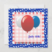 7月4日招待状 招待状 (裏面)