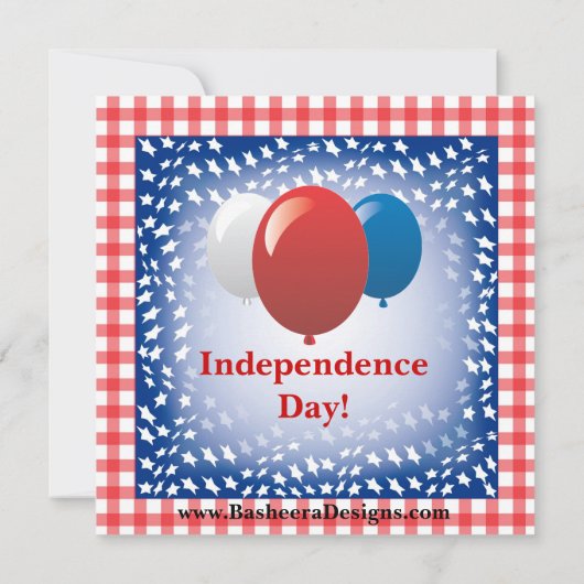 7月4日招待状 招待状 (裏面)