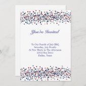 7月4日招待状 招待状 (正面/裏面)