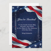 7月4日招待状 招待状 (正面/裏面)
