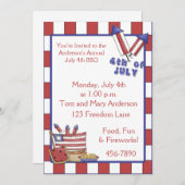 7月4日招待状 招待状 (正面/裏面)