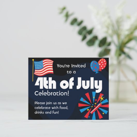 7月4日招待状 招待状 (スタンド正面)