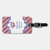 7月4日文字デザイン星縁ど付 ラゲッジタグ (正面横)