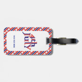 7月4日文字デザイン星縁ど付 ラゲッジタグ (裏面横)