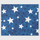 7月4日星オンブルー ラッピングペーパー (フラット)