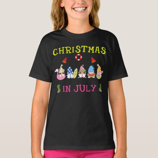 7月4日格言クリスマス7月格言 Tシャツ (正面)