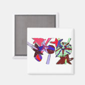 7月4日棒つきキャンデー マグネット (正面/裏面)