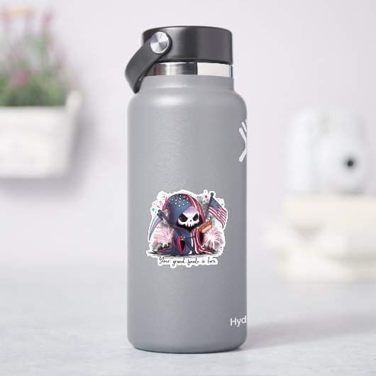 7月4日死神 シール (HydroFlask)