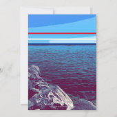 7月4日湖写真招待状 招待状 (裏面)