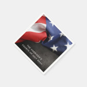 7月4日独立日愛国国旗 スタンダードカクテルナプキン (角)