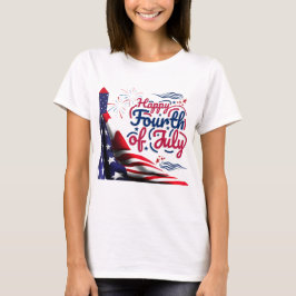 7月4日独立記念日おめでとう Tシャツ