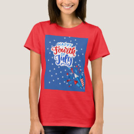 7月4日独立記念日おめでとう Tシャツ