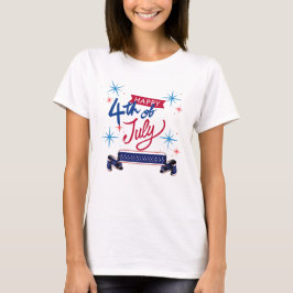 7月4日独立記念日おめでとう Tシャツ