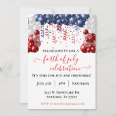 7月4日独立記念日セレブレーション 招待状 (正面)