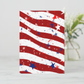 7月4日独立記念日パーティーBBQ招待状 招待状 (スタンド正面)