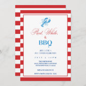 7月4日独立記念日招待状 招待状 (正面/裏面)