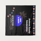 7月4日独立記念日 タペストリー (正面(横))