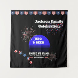 7月4日独立記念日 タペストリー