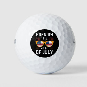 7月4日生まれの誕生日サングラス USA ゴルフボール