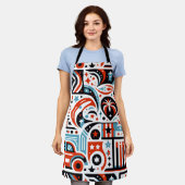 7月4日生成パターン エプロン (着用した状態)