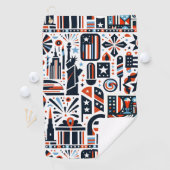 7月4日生成パターン ゴルフタオル (インサイチュ)