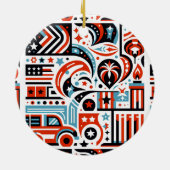 7月4日生成パターン セラミックオーナメント (裏面)