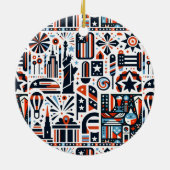 7月4日生成パターン セラミックオーナメント (裏面)