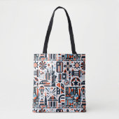 7月4日生成パターン トートバッグ (正面)