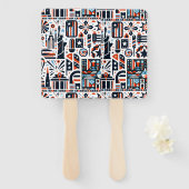 7月4日生成パターン ハンドファン (正面&裏面)