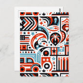 7月4日生成パターン ポストカード (正面/裏面)