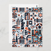 7月4日生成パターン ポストカード (正面/裏面)