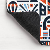 7月4日生成パターン マウスパッド (コーナー)