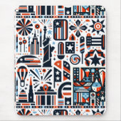 7月4日生成パターン マウスパッド (正面)