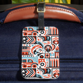 7月4日生成パターン ラゲッジタグ