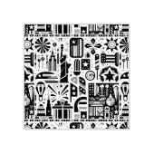 7月4日生成パターン ラバースタンプ (インプリント)