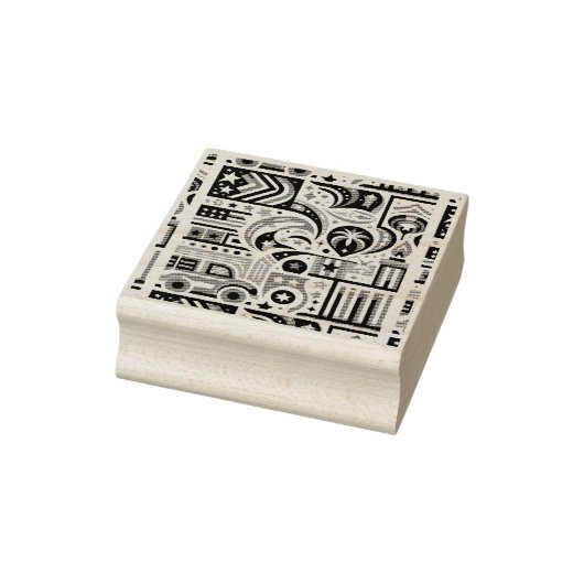 7月4日生成パターン ラバースタンプ (スタンプ)