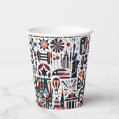 7月4日生成パターン 紙コップ (裏面)