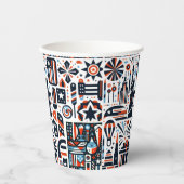 7月4日生成パターン 紙コップ (正面)