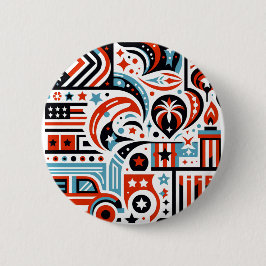 7月4日生成パターン 缶バッジ