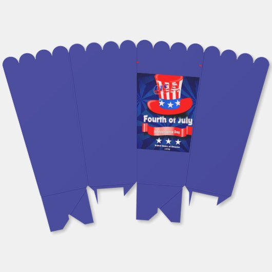 7月4日祝自由パーティー フェイバーボックス (見開き)