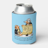 7月4日笑わされるユーモアクーラーボックス 缶クーラー (缶正面)