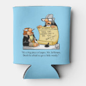 7月4日笑わされるユーモアクーラーボックス 缶クーラー (正面)