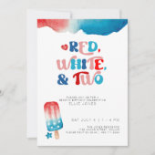 7月4日第2誕生日招待状 招待状 (正面)