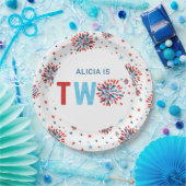 7月4日第2誕生日 ペーパープレート (パーティー)