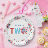 7月4日第2誕生日 ペーパープレート (パーティー)