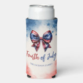 7月4日米国バウ愛国心 スリム缶クーラー (Seltzer正面)