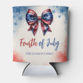 7月4日米国バウ愛国心 缶クーラー (正面)