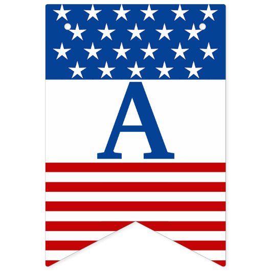 7月4日米国旗星条旗おめでとう バンティングフラッグ (第3の旗)