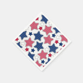 7月4日紙ナプキンス スタンダードカクテルナプキン (角)