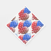 7月4日紙ナプキンス スタンダードランチョンナプキン (角)